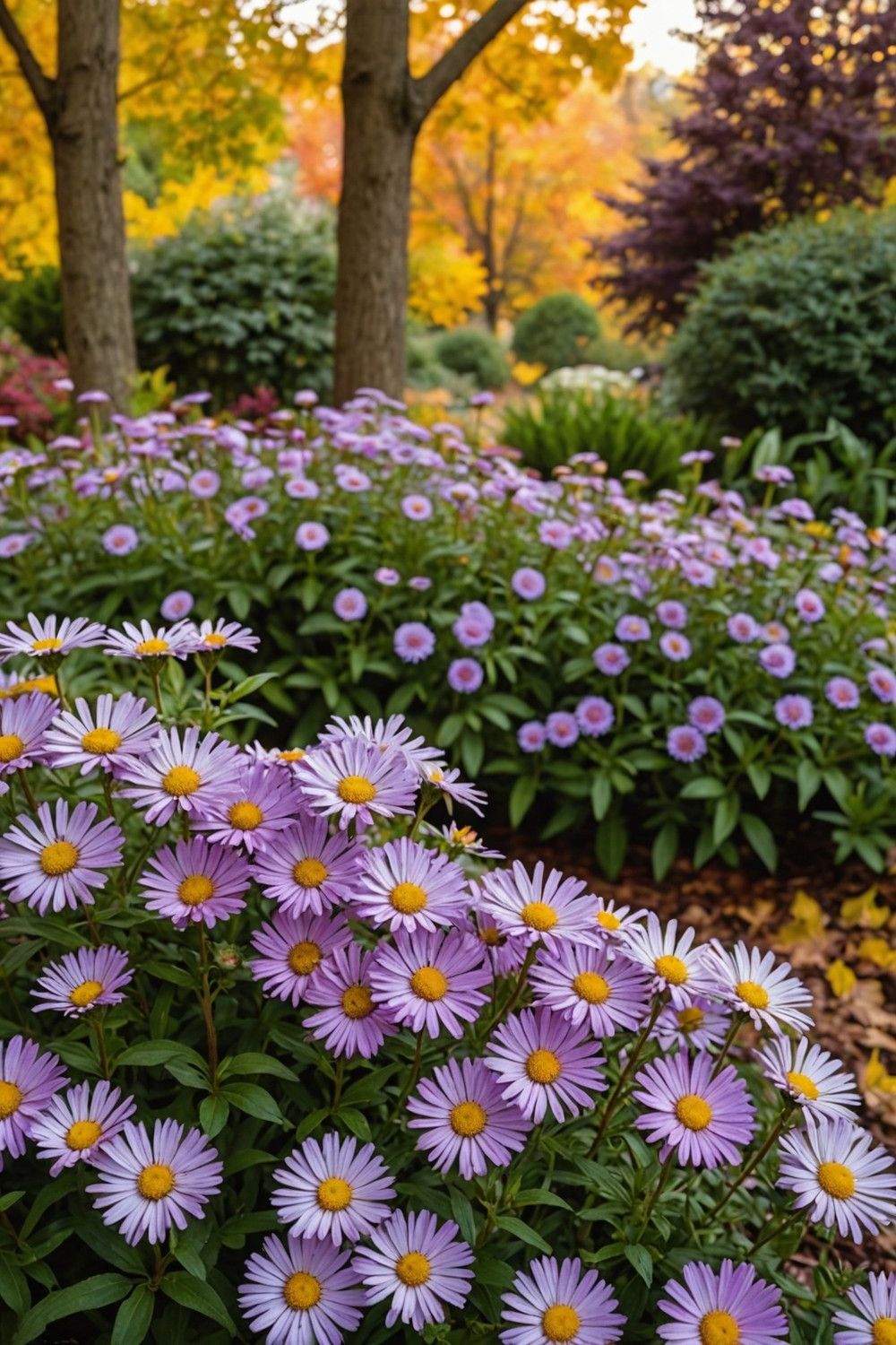 Michaelmas Daisies for Autumn