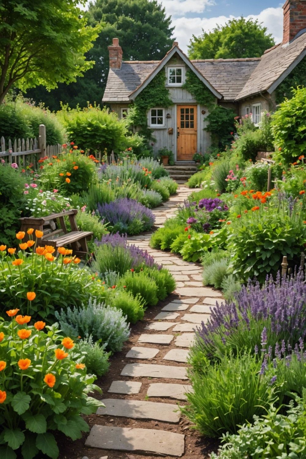 Fragrant Herb and Vegetable Plots