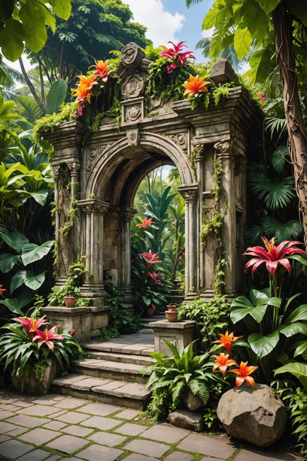 Welcoming Imitation Ruins Entrance