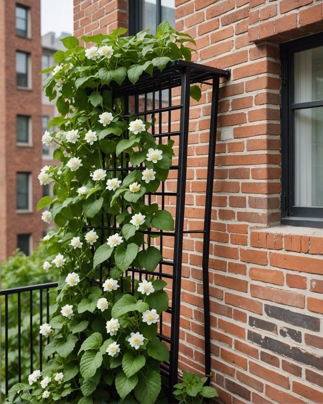 Vertical Cucumber Ladder for Walls