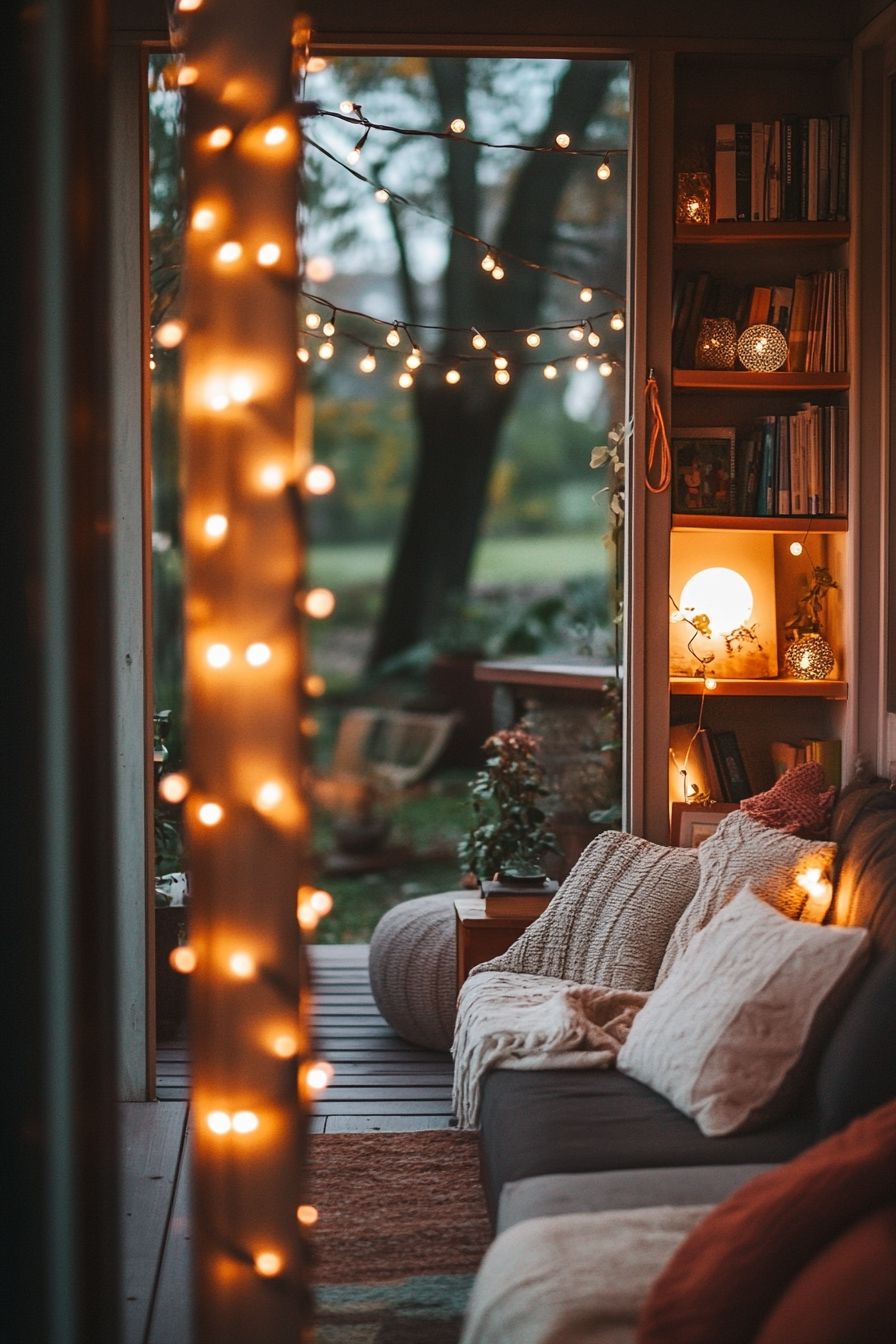 20 Creative String Light Hanging Ideas - photo 11