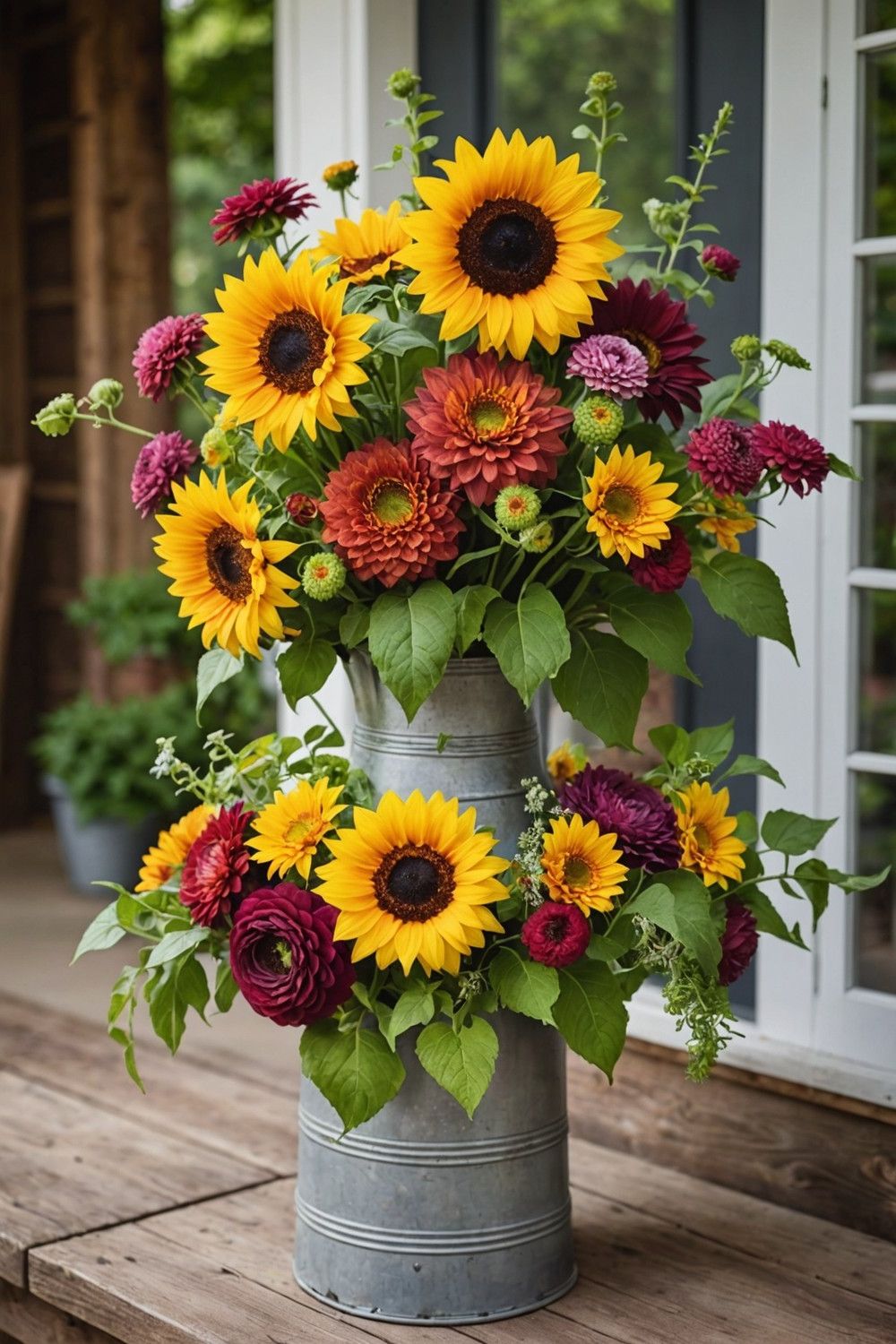 Bright Seasonal Flower Beds