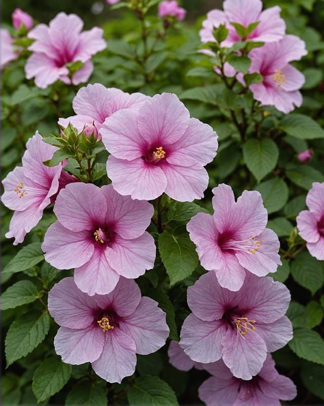 Rose of Sharon for Tall Blooms