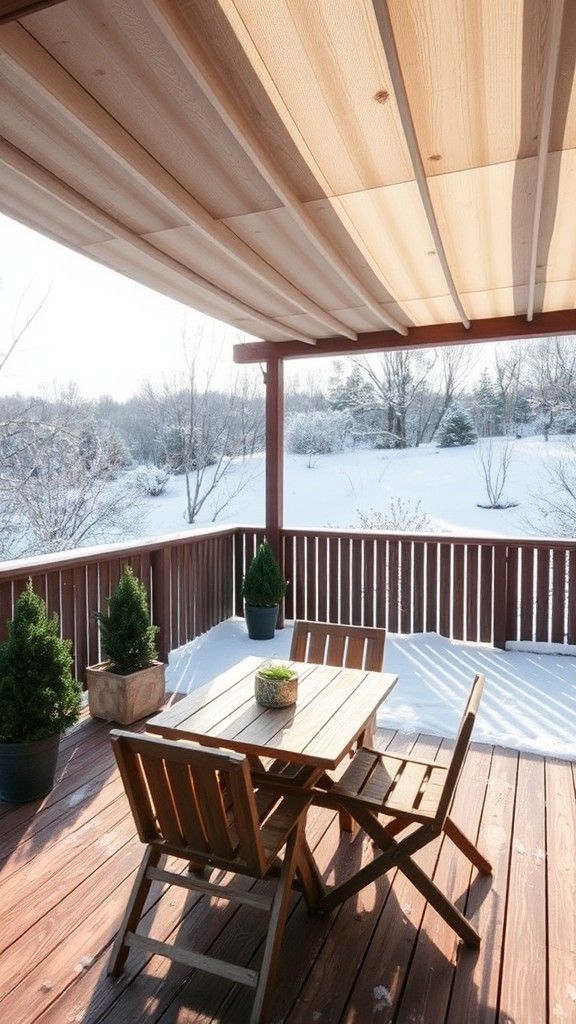 Barn Wood Canopy From Reclaimed Lumber