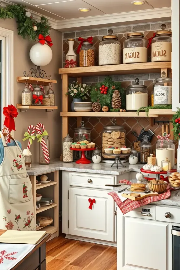 Setting Up a Holiday Baking Nook and Display - photo 2