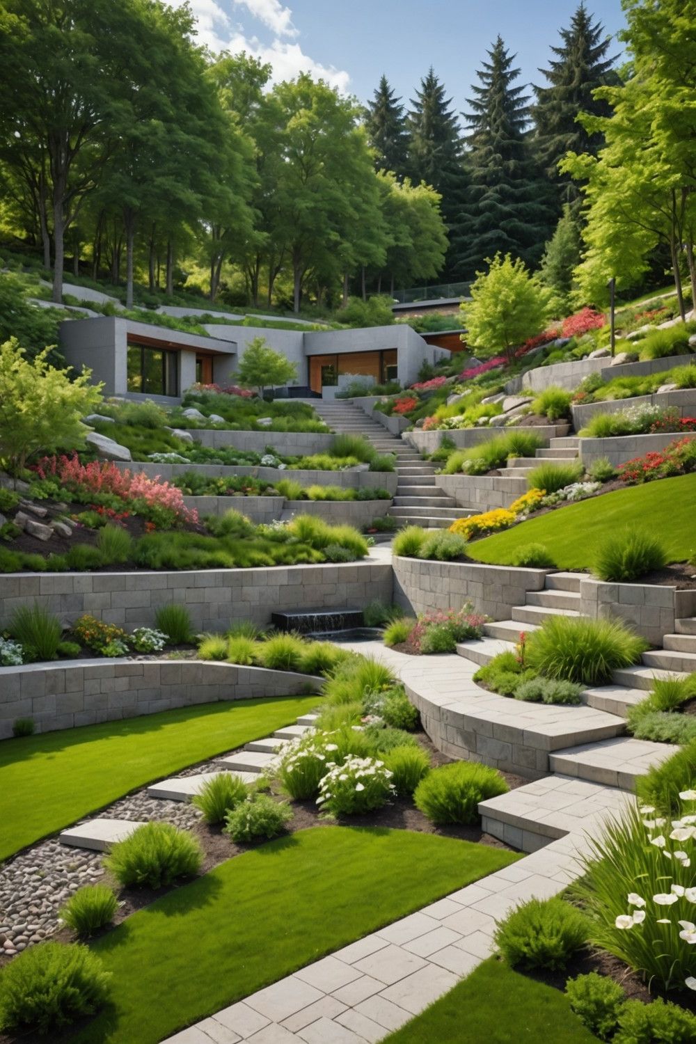Reinforced Soil Wall with Green Roof
