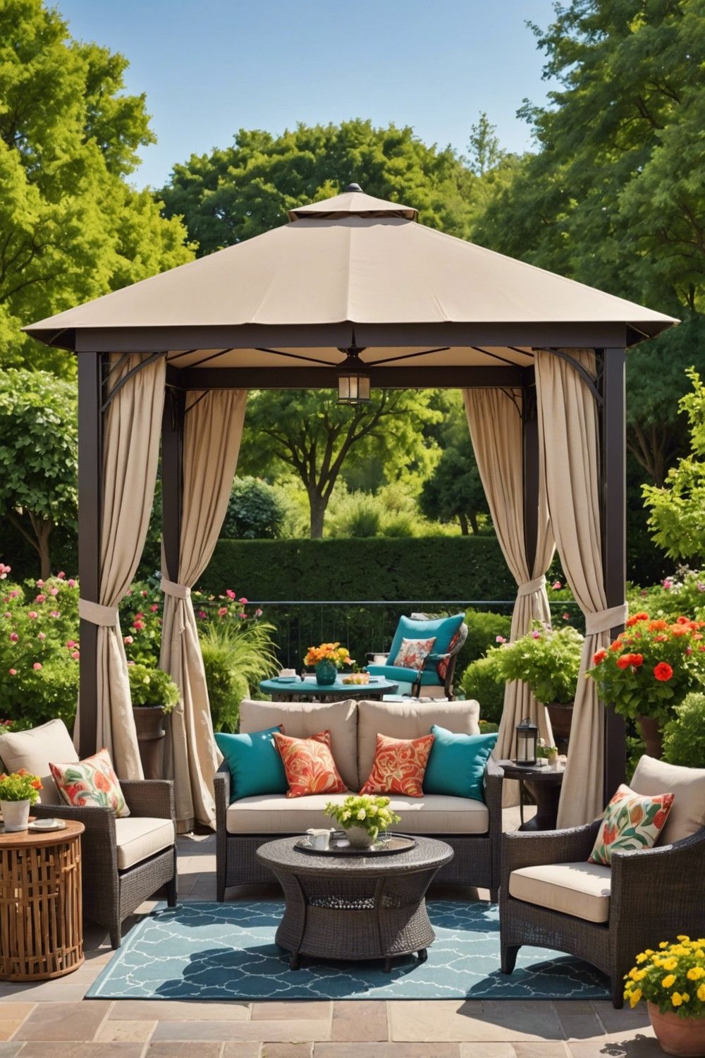 Fabric-Top Gazebo You Can Customize