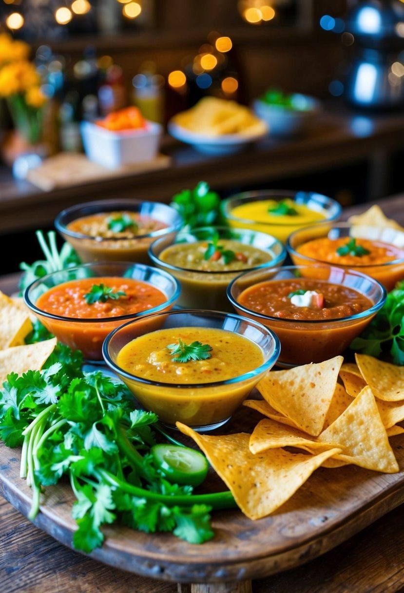 8) Set Up a DIY Salsa Bar