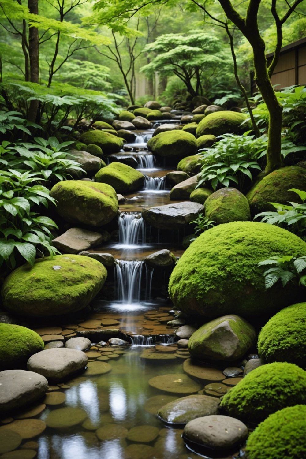 Mini Waterfalls and Flowing Streams