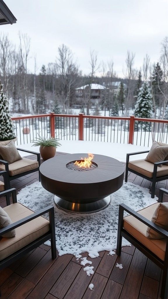 Durable Steel Fire Pits with Covers