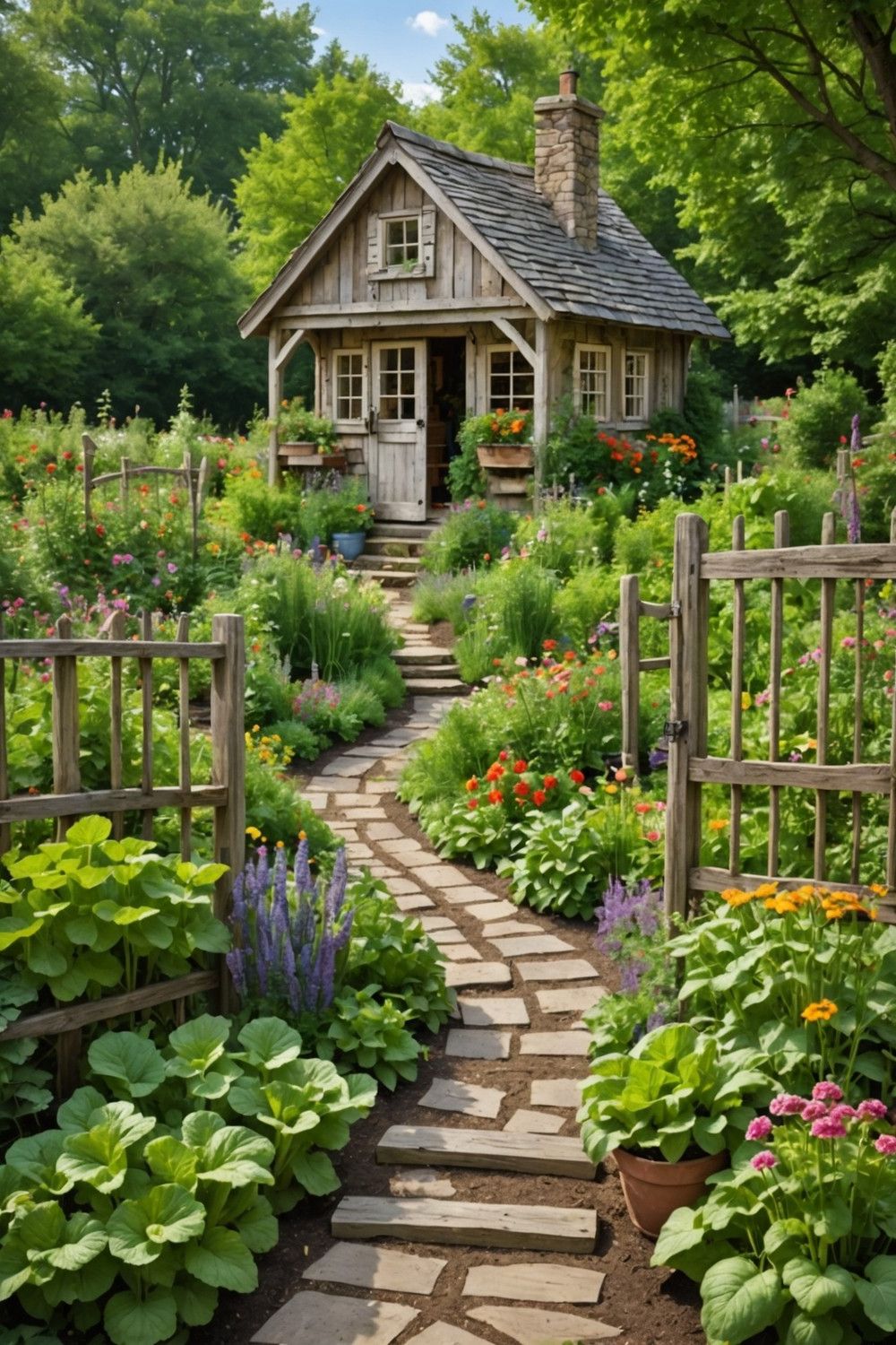 Cottage-Style Vegetable Beds
