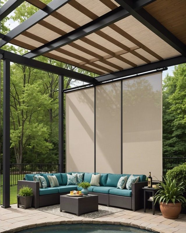 6) Retractable Privacy Screen Panels