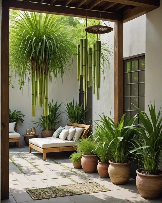 Pairing Lemongrass With Wind Chimes