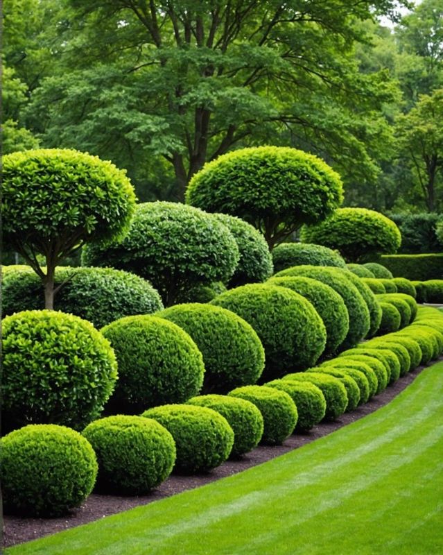 Boxwood for Year-Round Structure