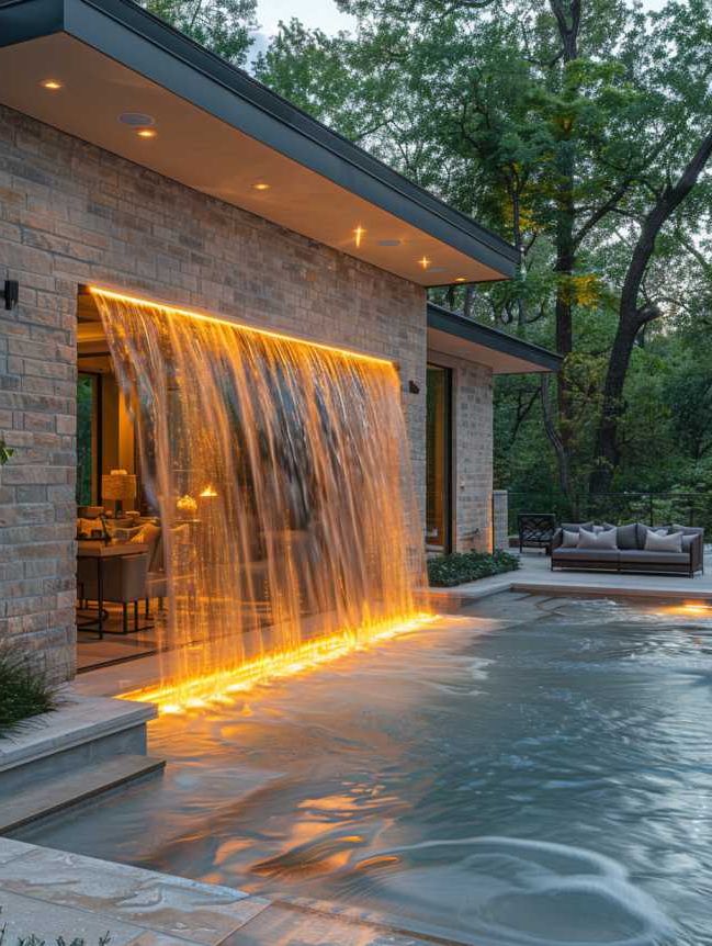 2025’s Top 47 Backyard Pool Ideas: Waterfall Wonders - photo 6