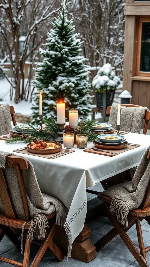 Winter-Inspired Table Setting Ideas