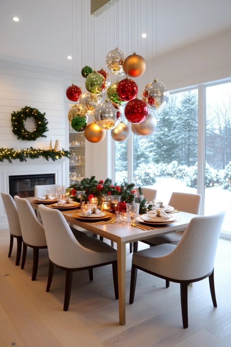 23. Layered Hanging Decor Above the Dining Table - photo 3