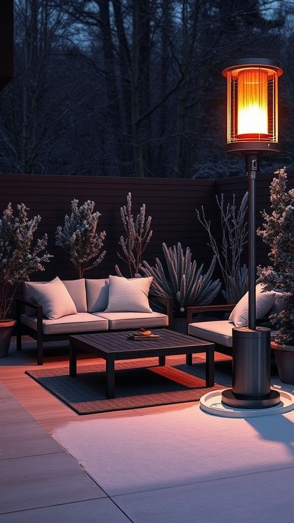 Add Heat Lamps for Extra Warmth