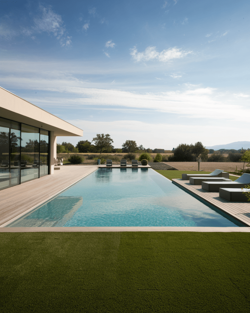 1. Contemporary Elegance with Infinity Pools