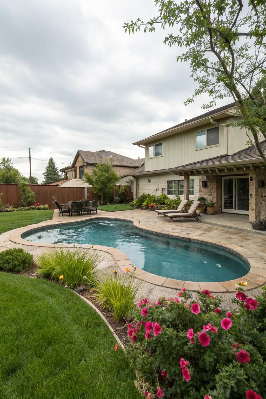 11. Try a Unique Pool Shape