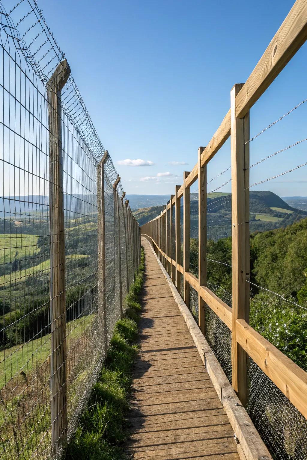 16. Tall Fence, Open View