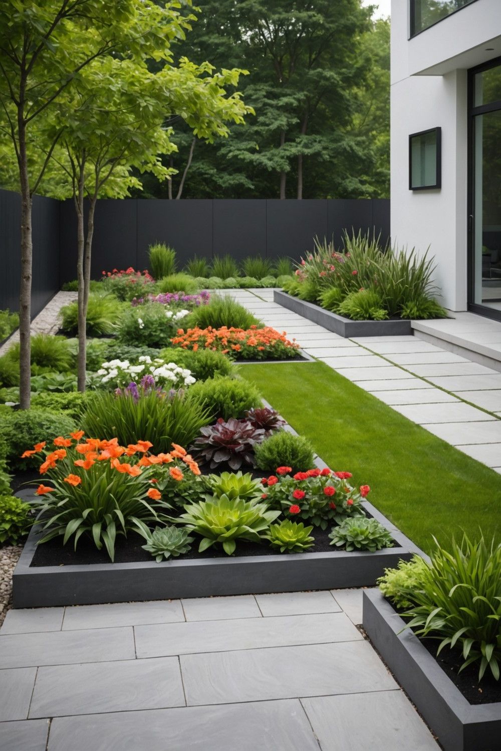 In-Ground Planters for a Clean, Built-In Look