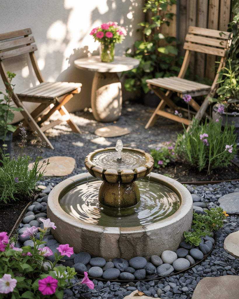 Small Backyard Water Fountain Ideas