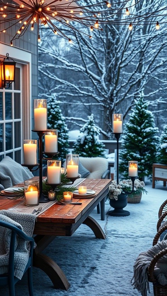 Arranging Candles on Tiered Stands