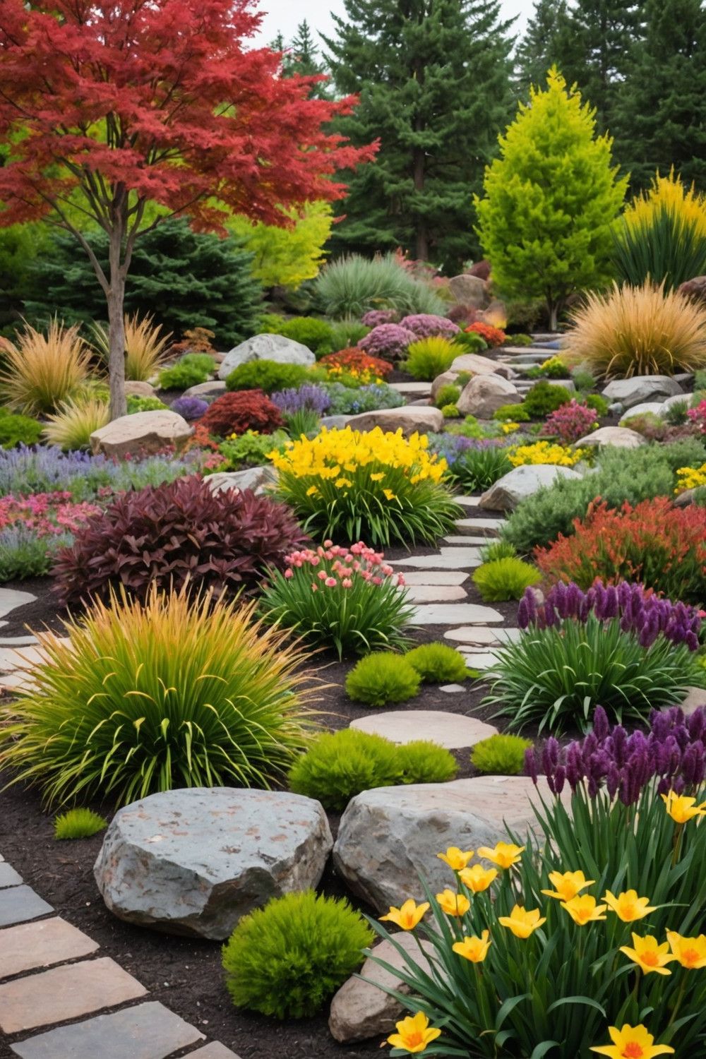 Add Seasonal Color to Rock Gardens