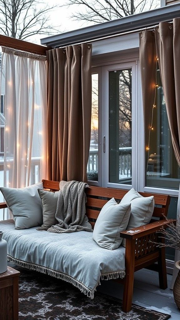 Hang Insulated Outdoor Curtains