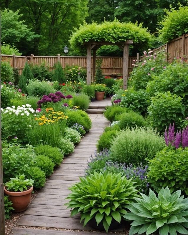 Fragrant Herb Garden Corner