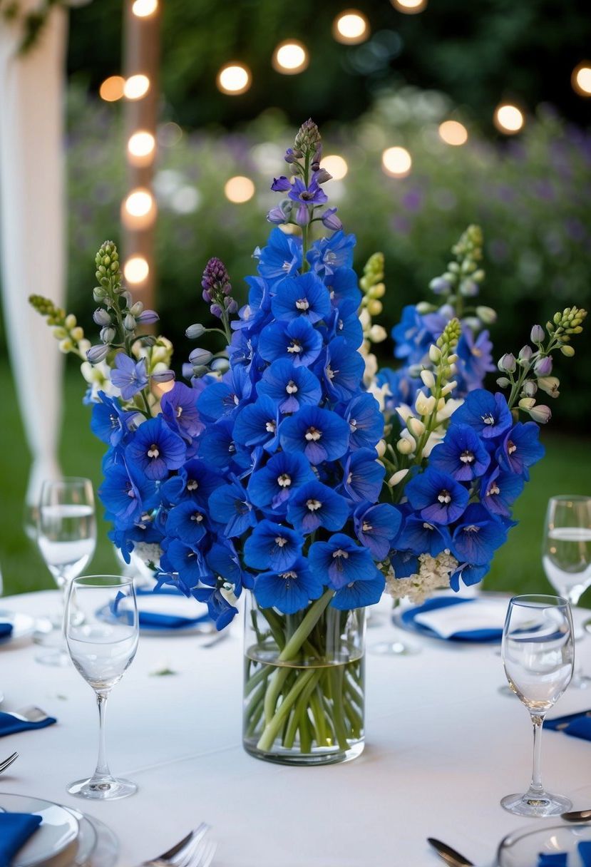 4) Delphinium Table Blend