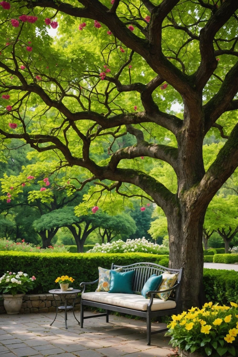 Set Up a Bench for Relaxing