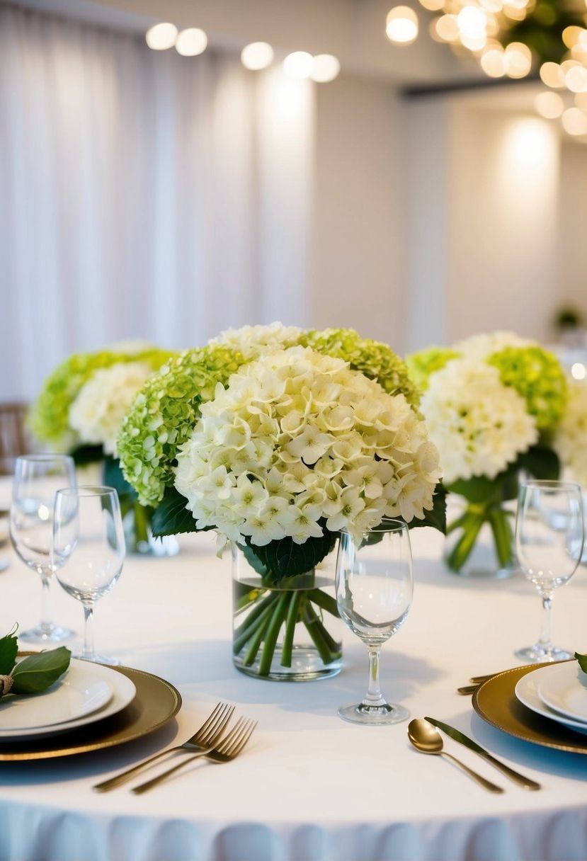 22) Hydrangea Centerpiece Ideas