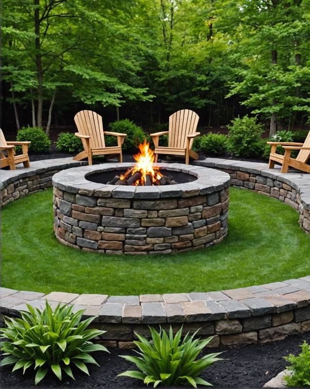 11. Build a Backyard Fire Pit