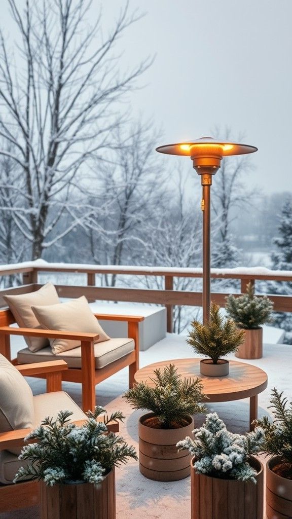 Outdoor Heat Lamps for Warmth