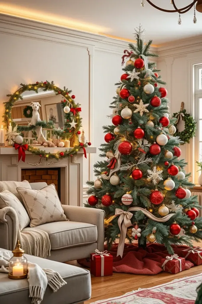 Pairing Red and Silver with White Accents - photo 2