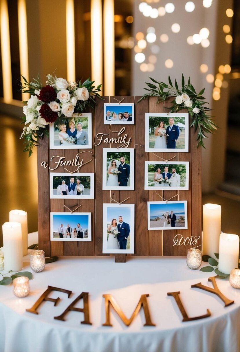 10) A photo board of family memories