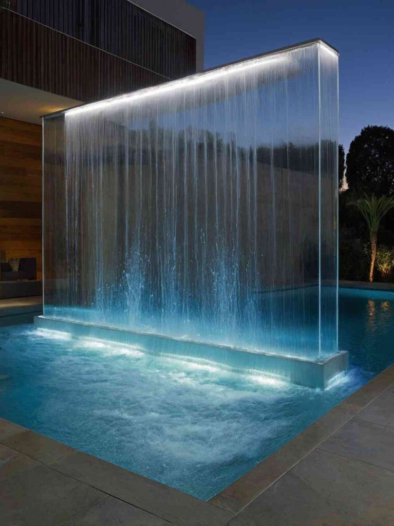 2025’s Top 47 Backyard Pool Ideas: Waterfall Wonders - photo 20