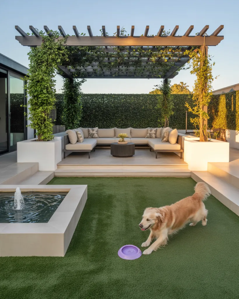 21. Play Areas and Cozy Seating for Dogs