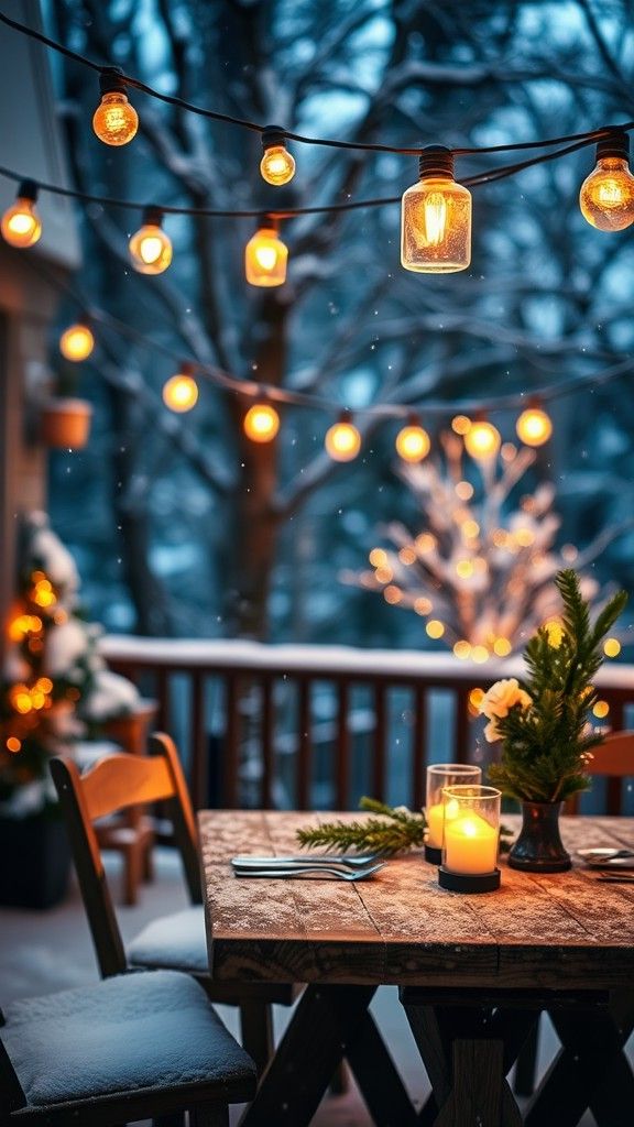 Ambient Lighting with String Lanterns