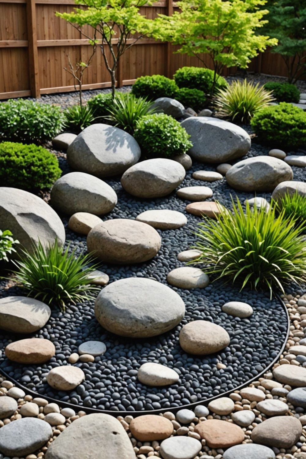 Set Boulders in a Zen Garden