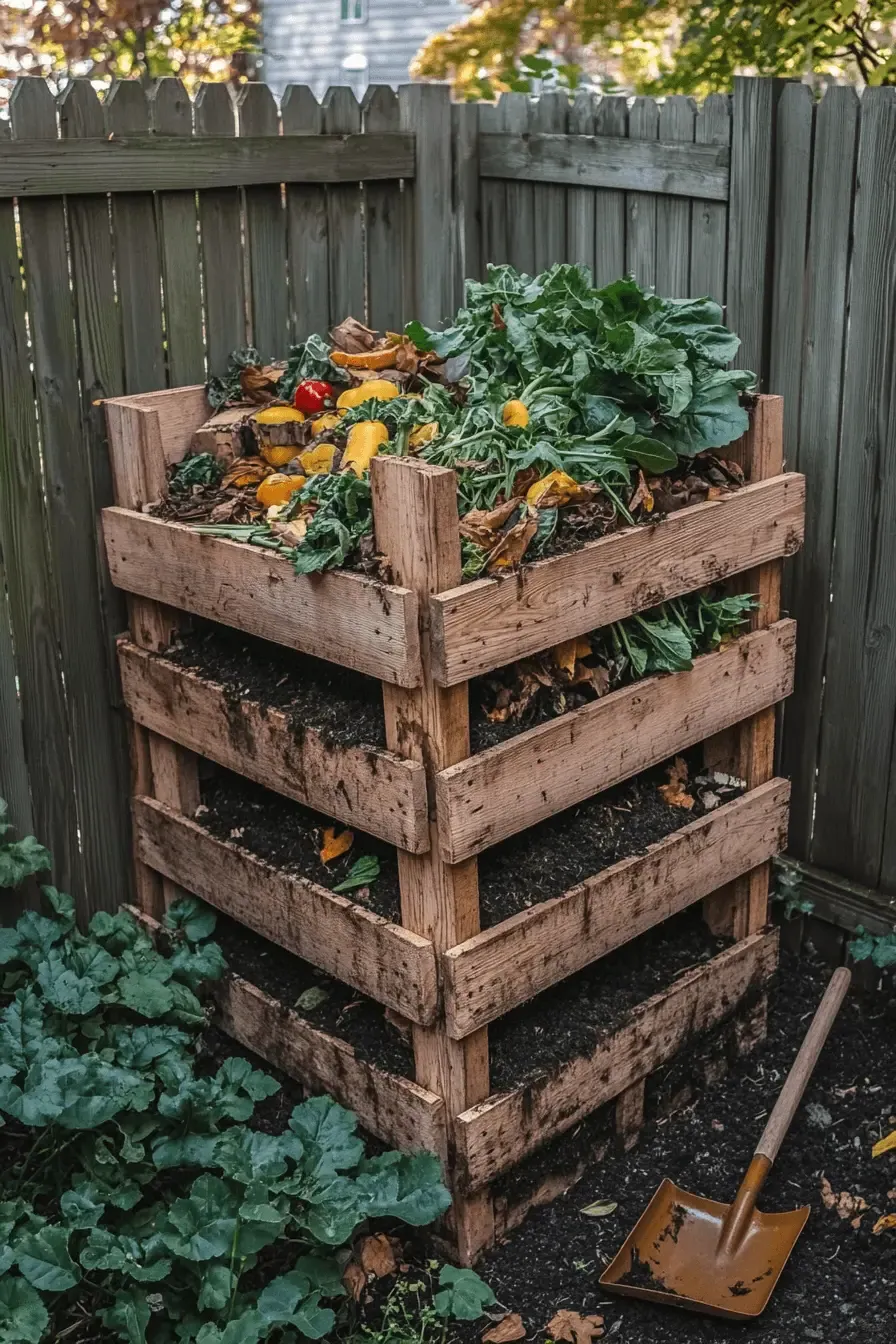 Building a Pallet Compost Bin
