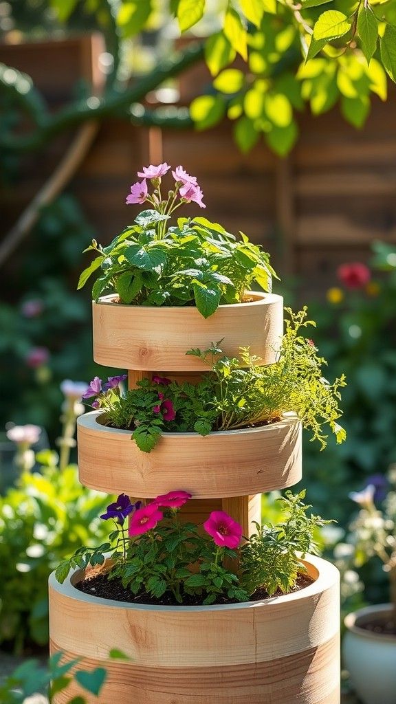 Tiered Container Planters
