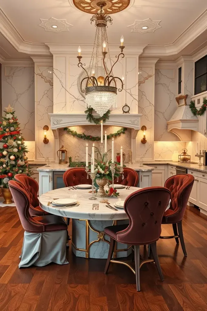 What's Trending in Luxe Holiday Kitchen Decor
