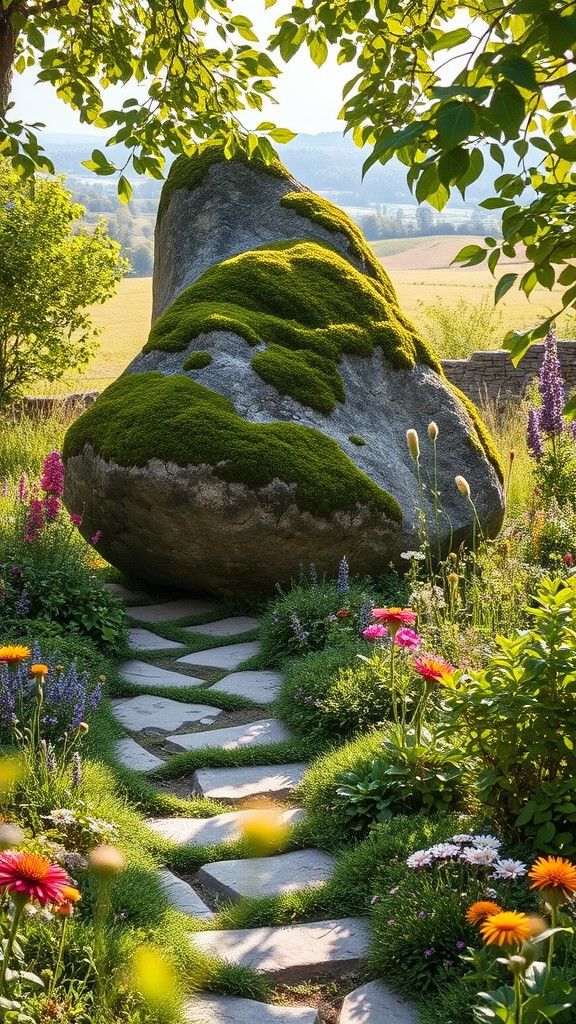 Use Large Rocks as Focal Points