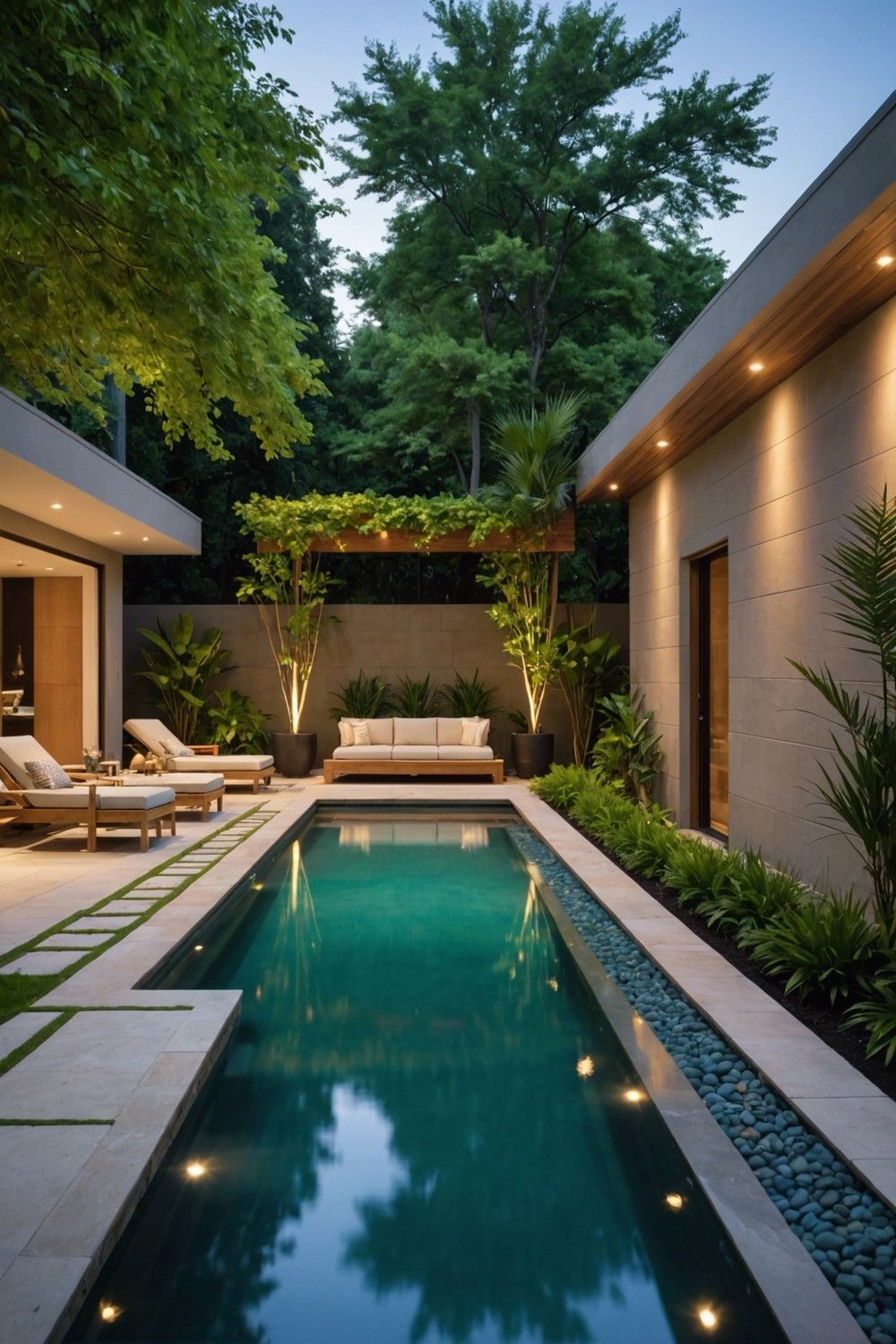 Lap Pool Ideas for Home Swimming