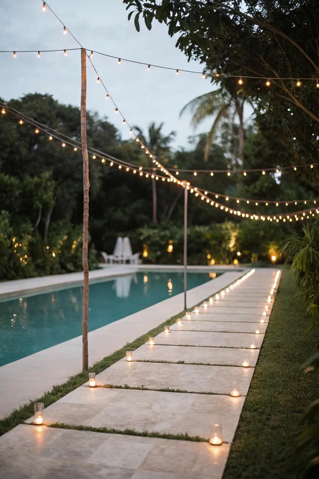 2. Sleek Pathway Lighting Ideas