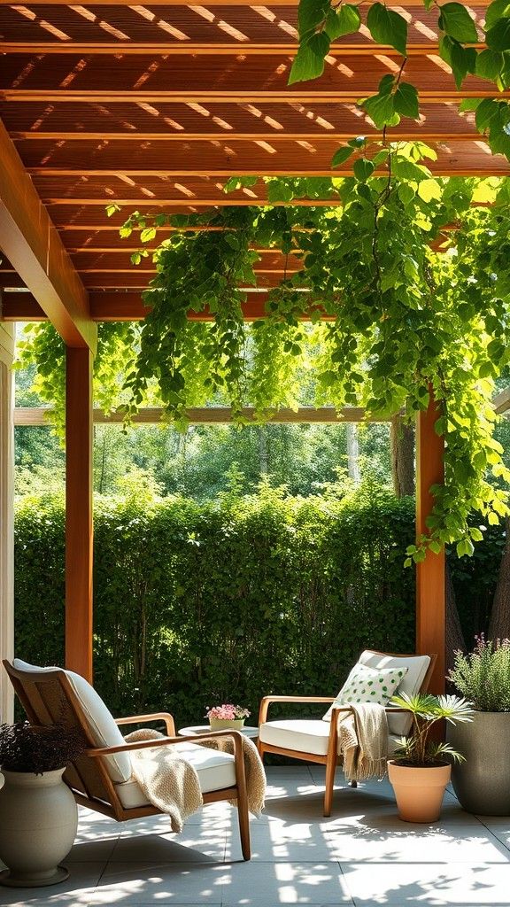 12 Shade Your Patio with a Pergola
