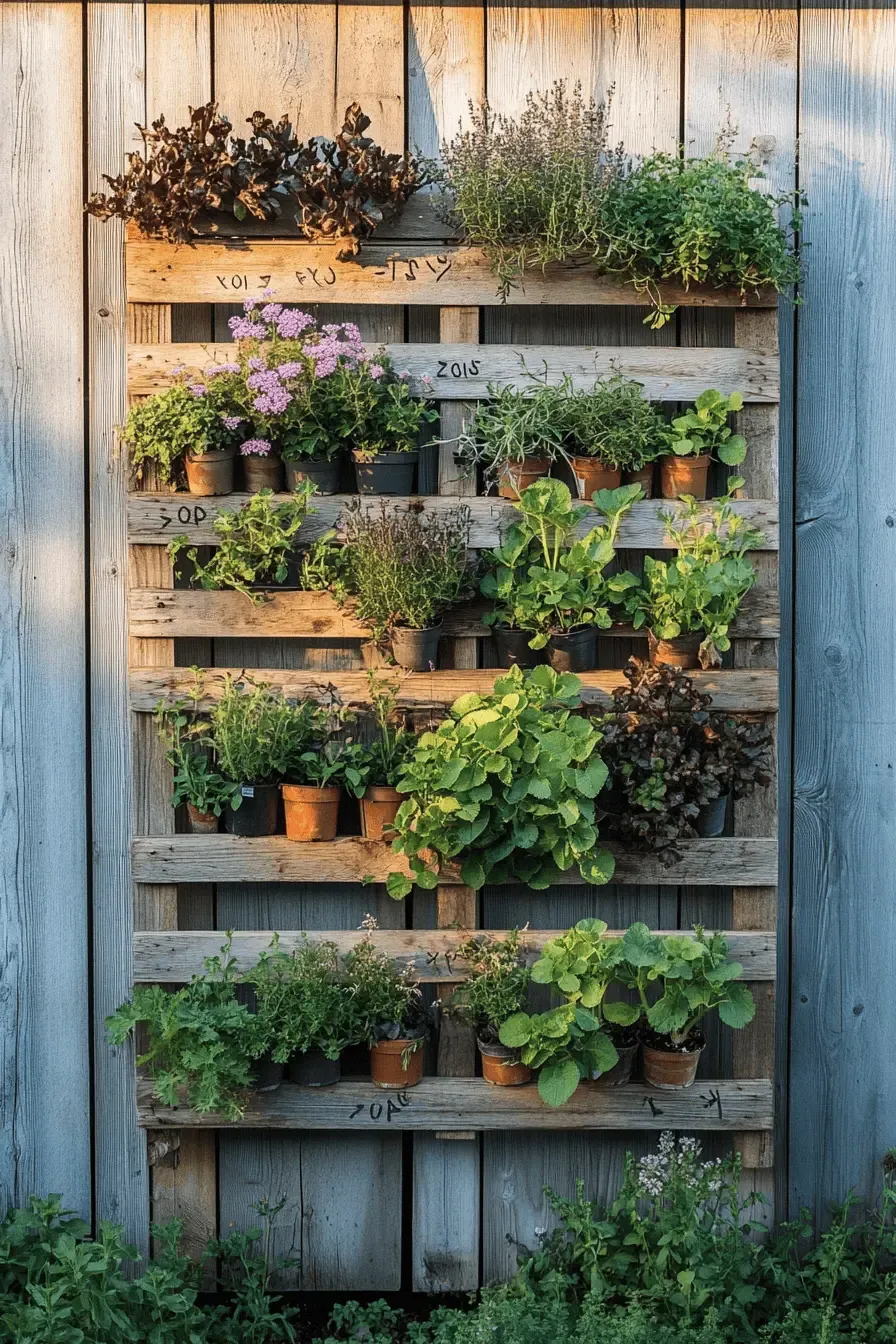 20. Building a Pallet Vertical Garden